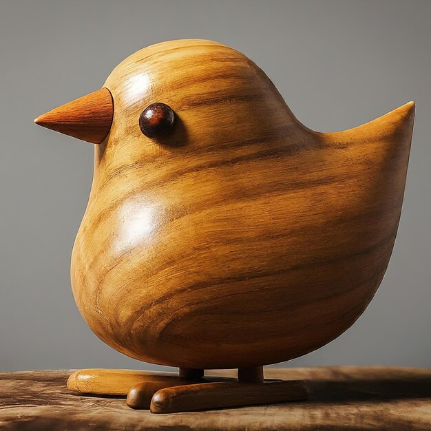 Photo 3 d render modern bird