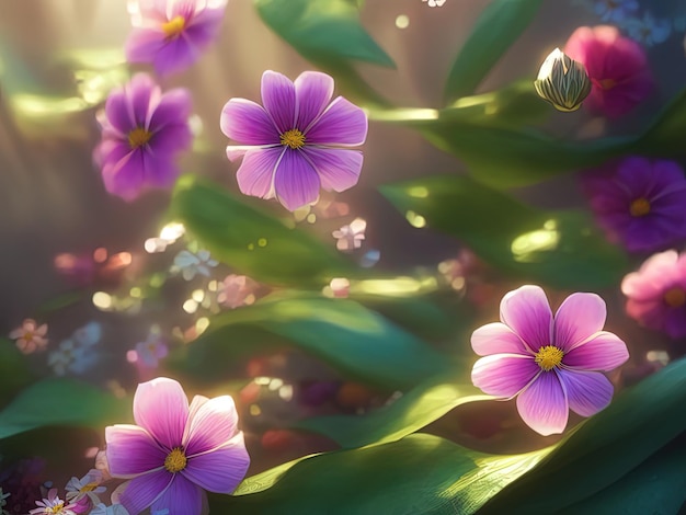 3 d rendering of a beautiful flower