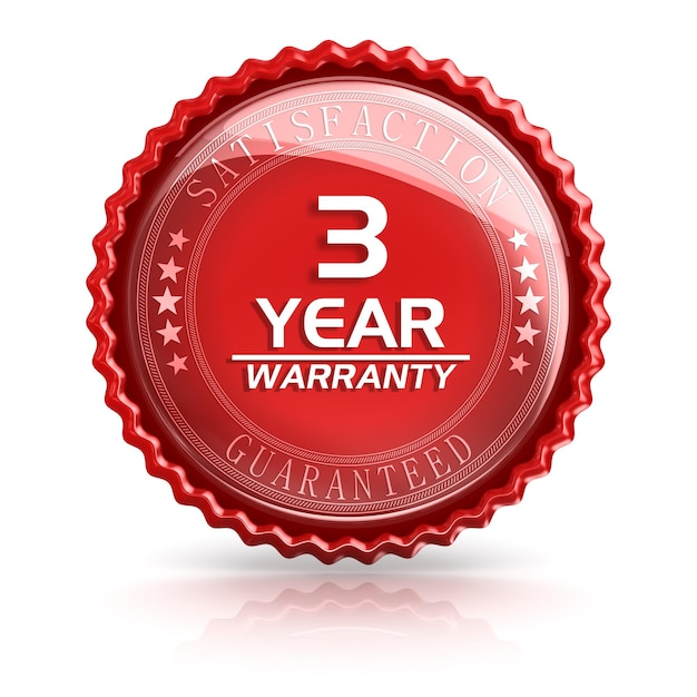 3 Year Warranty