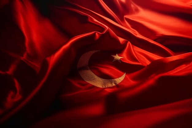 30 augustus Victory Day is een nationale feestdag van Turkije Anitkabire Vlag symbool van Turkije Zafer Bayrami viering republiek 30 augustus Kutlu Olsun Wenskaartsjabloon Generatieve AI
