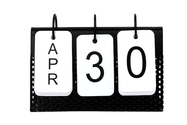 сколько дней 30 апреля