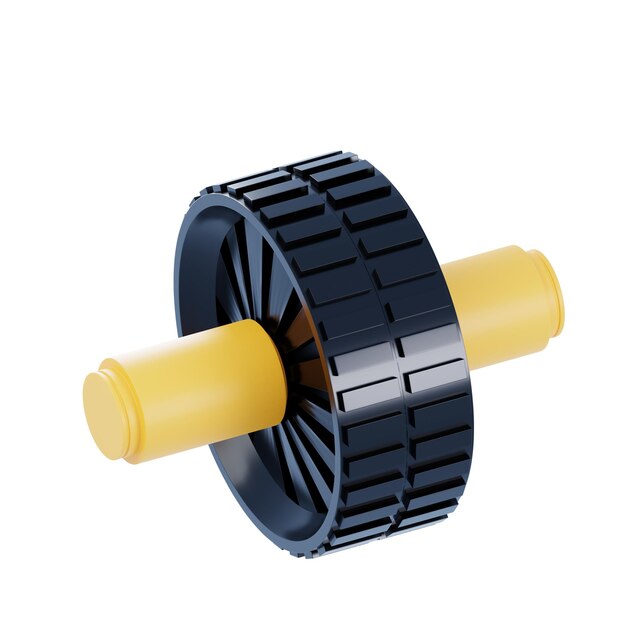 3D Ab Wheel Illustration