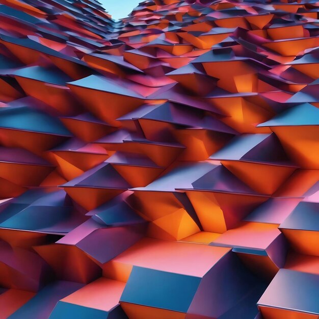 3d abstract architecture background