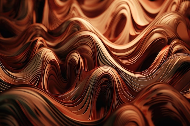 3D Abstract Background AI generated