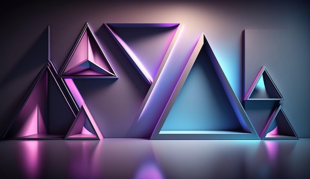 3d abstract and background