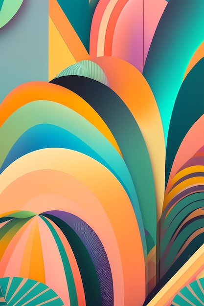 3d abstract colour background