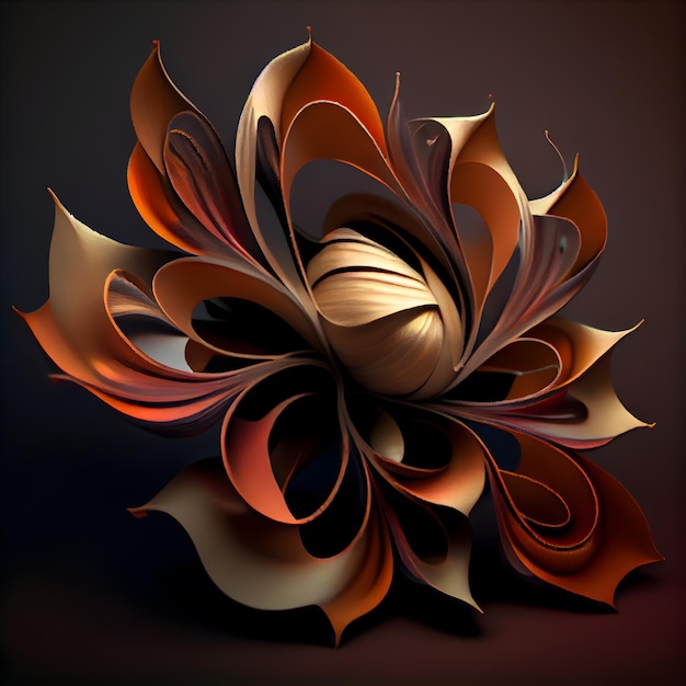 3d abstract computer gegenereerd fractal designFractal is oneindig patroonFractals zijn oneindig complexe patronen die op verschillende schalen op elkaar lijken
