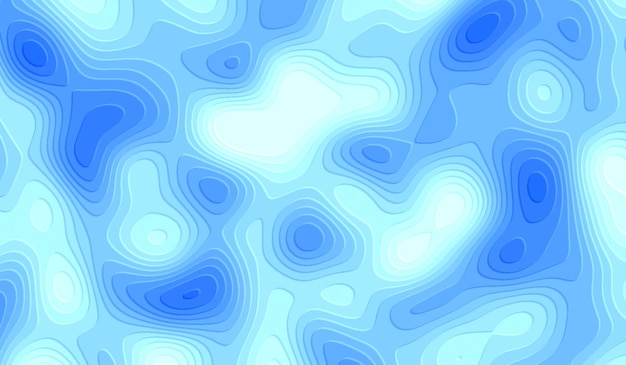 3D abstract digital technology blue liquid on blue background