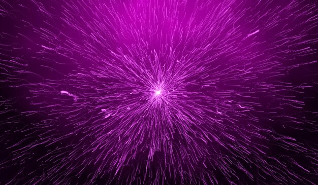 3D abstract digital technology particles fragmentation and mixing of pink on pink background