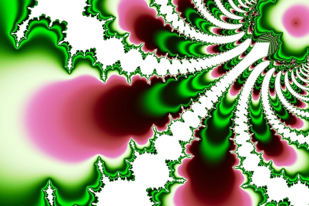 3D Abstract fractal background