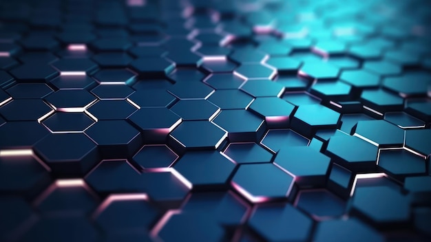 3D Abstract High Tech Background