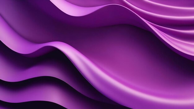 3d abstract layered background violet wavy textile for moder fashion design realistic 3d high qualit