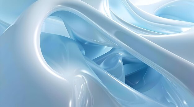 3d abstract light blue background