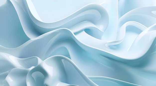 3d abstract light blue background