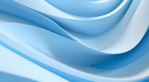 3D Abstract Light Blue Background