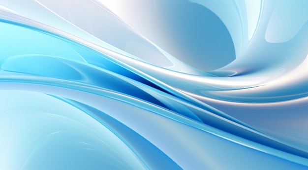 3D Abstract Light Blue Background