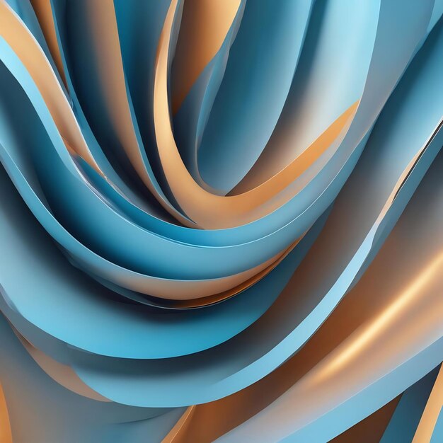 3d abstract light blue background