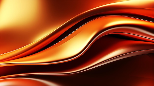 3d abstract metallic colorful wave background