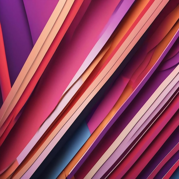 3d abstract minimalist lines background design