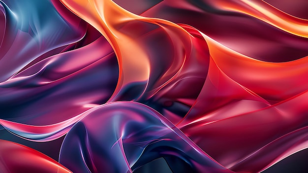 Photo 3d abstract modern wave liquid desktop background wallpaper banner
