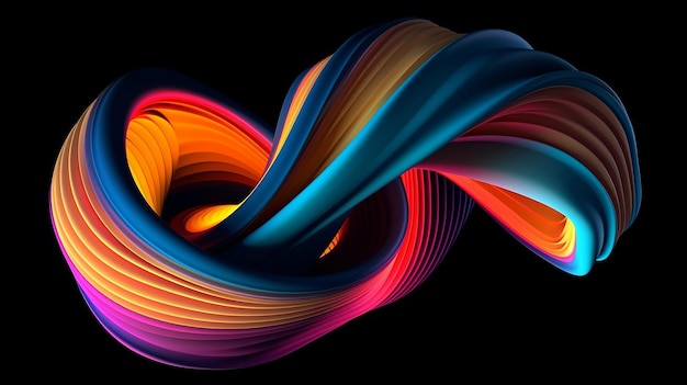 3d abstract multi color smoke background designs