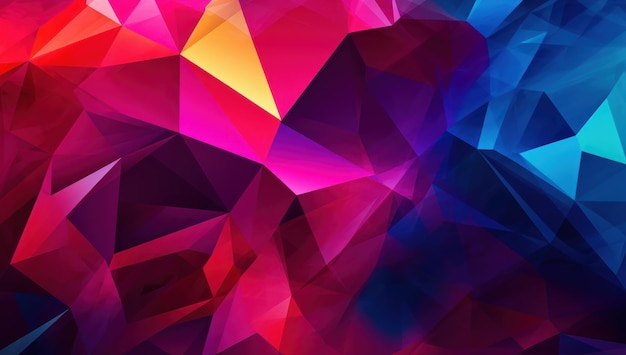 3d abstract polygonal gradient background illustration