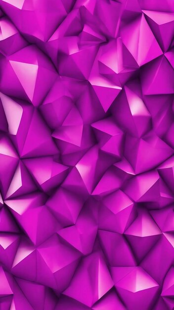 3d abstract purple seamless triangular cystalline background