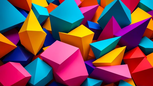 3d abstract vivid colorful 8k background shapes wallpaper desktop pc computer