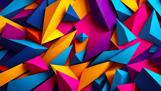 3d abstract vivid colorful 8k background shapes wallpaper desktop pc computer