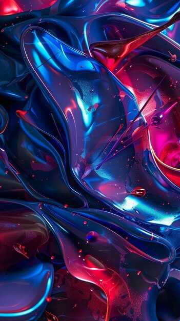 3d abstract wallpaper with Generative AI