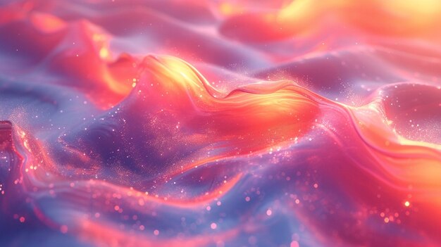 3d abstract wave color background