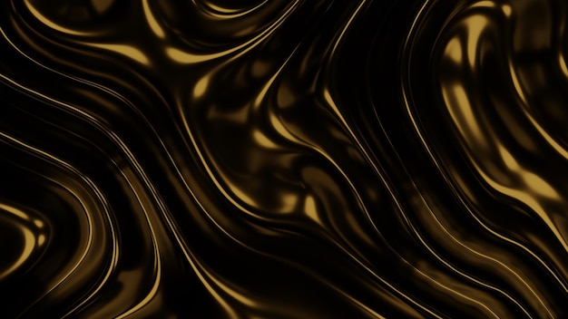 Photo 3d abstract wavy background