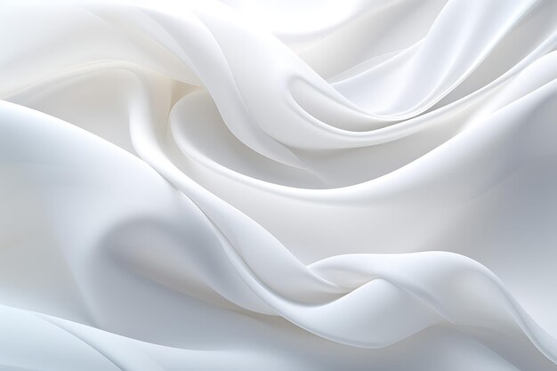 3d abstract white cloth background