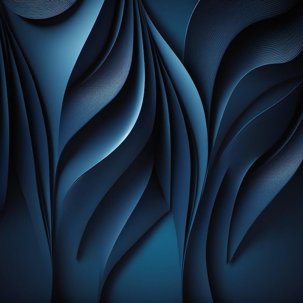 3D abstracte achtergrond Kleurrijke golven en wallpapers