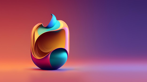 3D abstracte appel