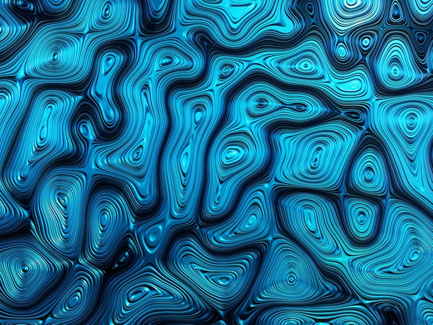 3D abstracte metallic blauwe achtergrond