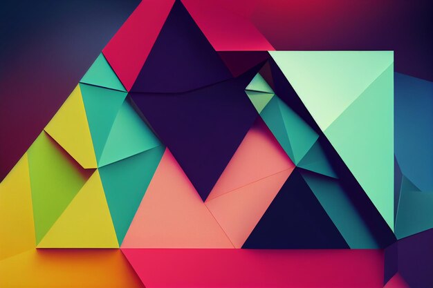 3D-achtergrond met geometrische gradiëntvormen Uitsnijding vloeiende vormen kleurverlooplagen Snijpapierkunst Paars snijwerk 3D-posters