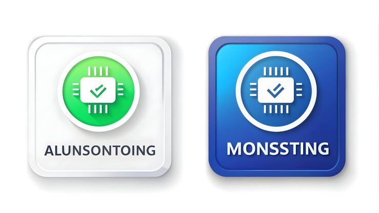Photo 3d ai data processing and qa metrics icons showcase ai analytical capabilities in qa processes idea