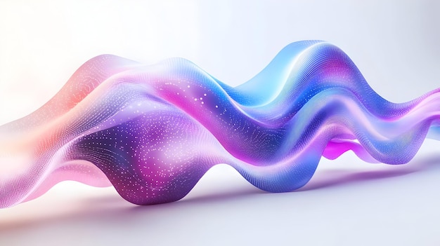 3d ai driven data flow elements concept as abstract vector elements featuring dynamic data streams f