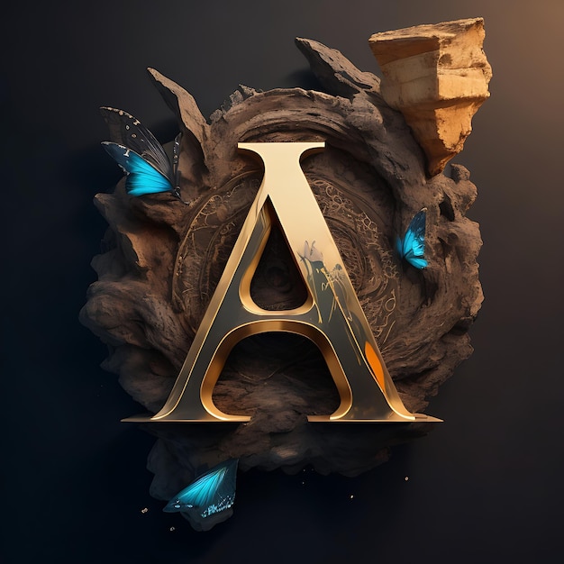 3D Alphabet Letter Logo Design