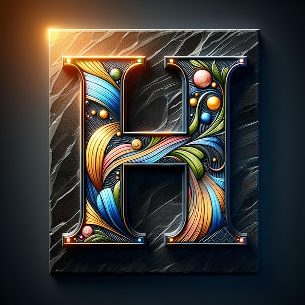 3d alphabet logo