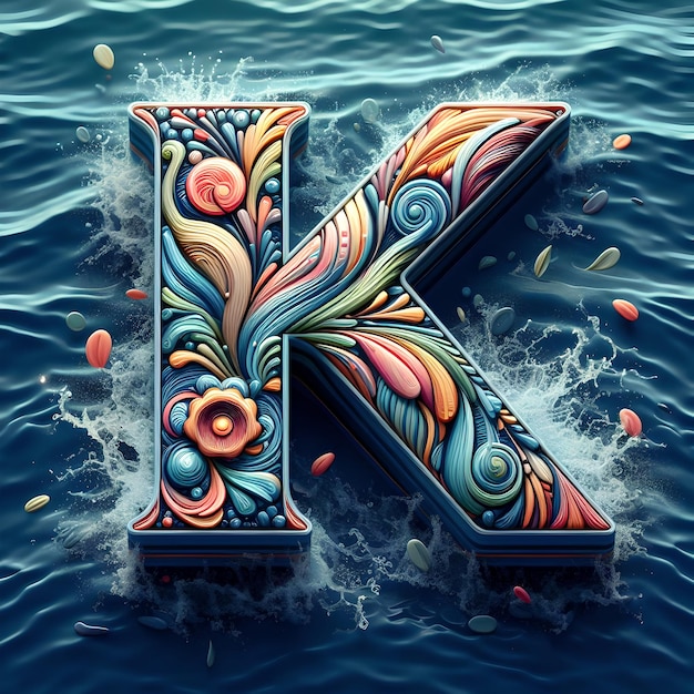3d alphabet logo