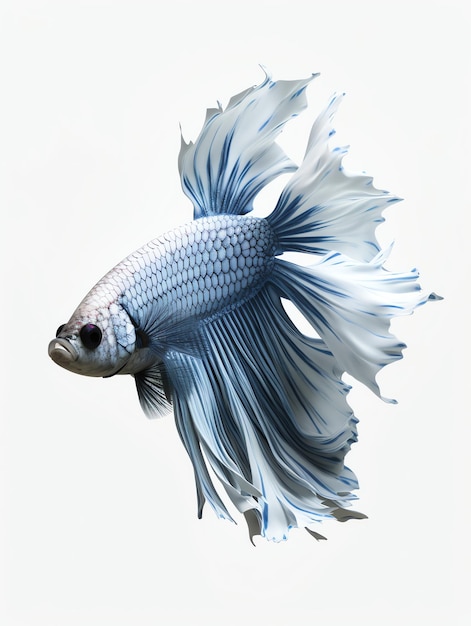 3d animals realistic focus of betta fish