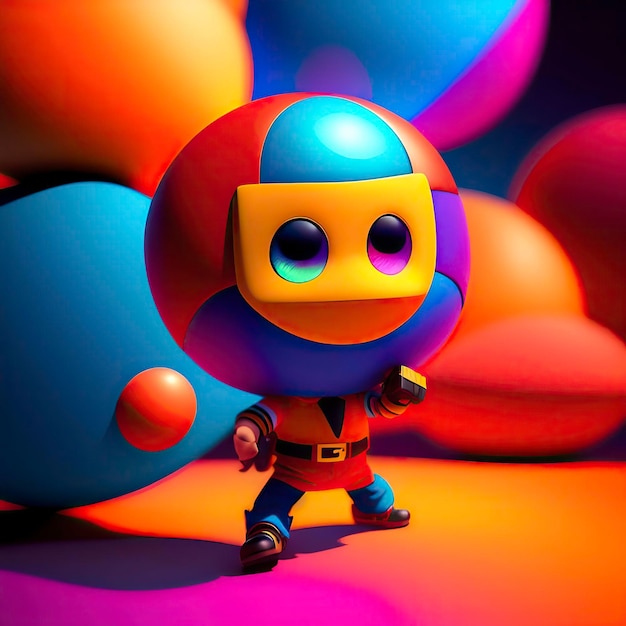 3d animated cartoon character