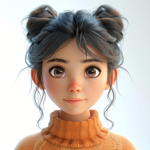 3D-animatie cartoon met personages