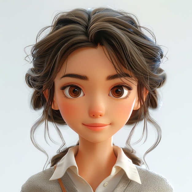 3D-animatie cartoon met personages