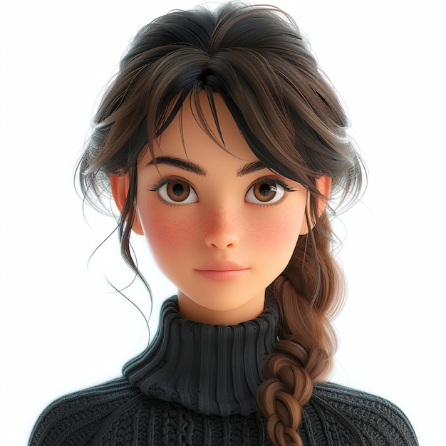 3D-animatie cartoon met personages