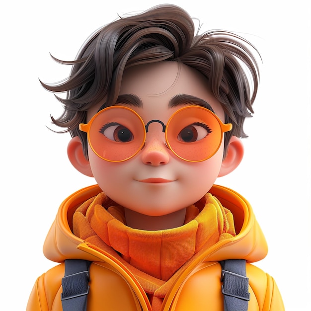 Foto animazione 3d dei personaggi dei cartoni animati