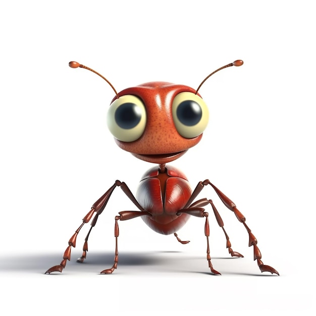 A 3D Ant A Creature of the Earth generative ai