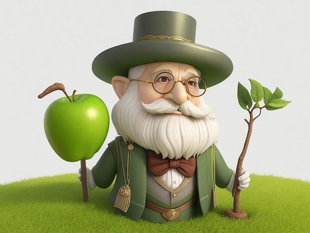 3D Apple characters generated by AI